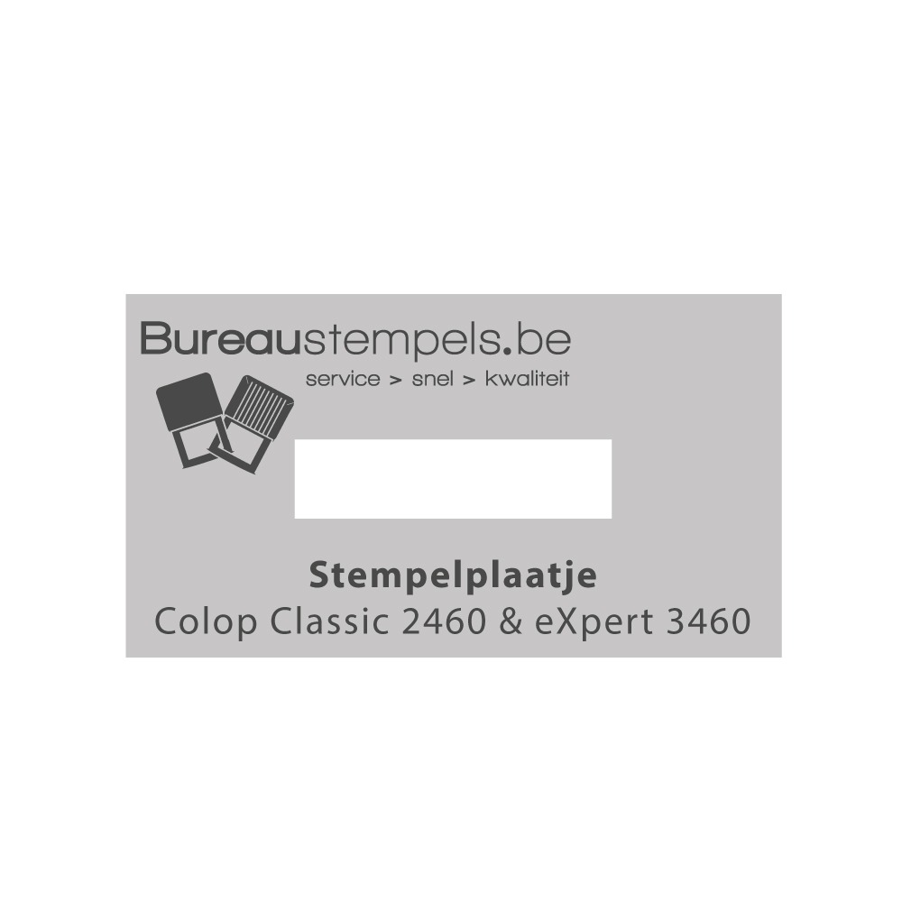 Stempelplaatje Colop Classic 2460