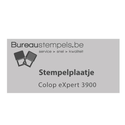 Stempelplaatje Colop eXpert 3900