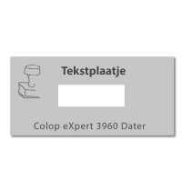 Stempelplaatje Colop eXpert 3960