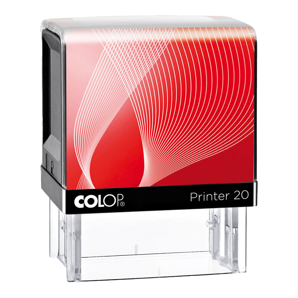 Colop Printer 20 zelfinktende stempel voor max 4 regels met tekst en/of logo.
