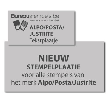Alpo / Posta / Justrite | Bureaustempels.be