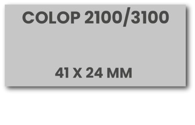Stempelplaatje Colop Classic 2100 en Colop Expert 3100