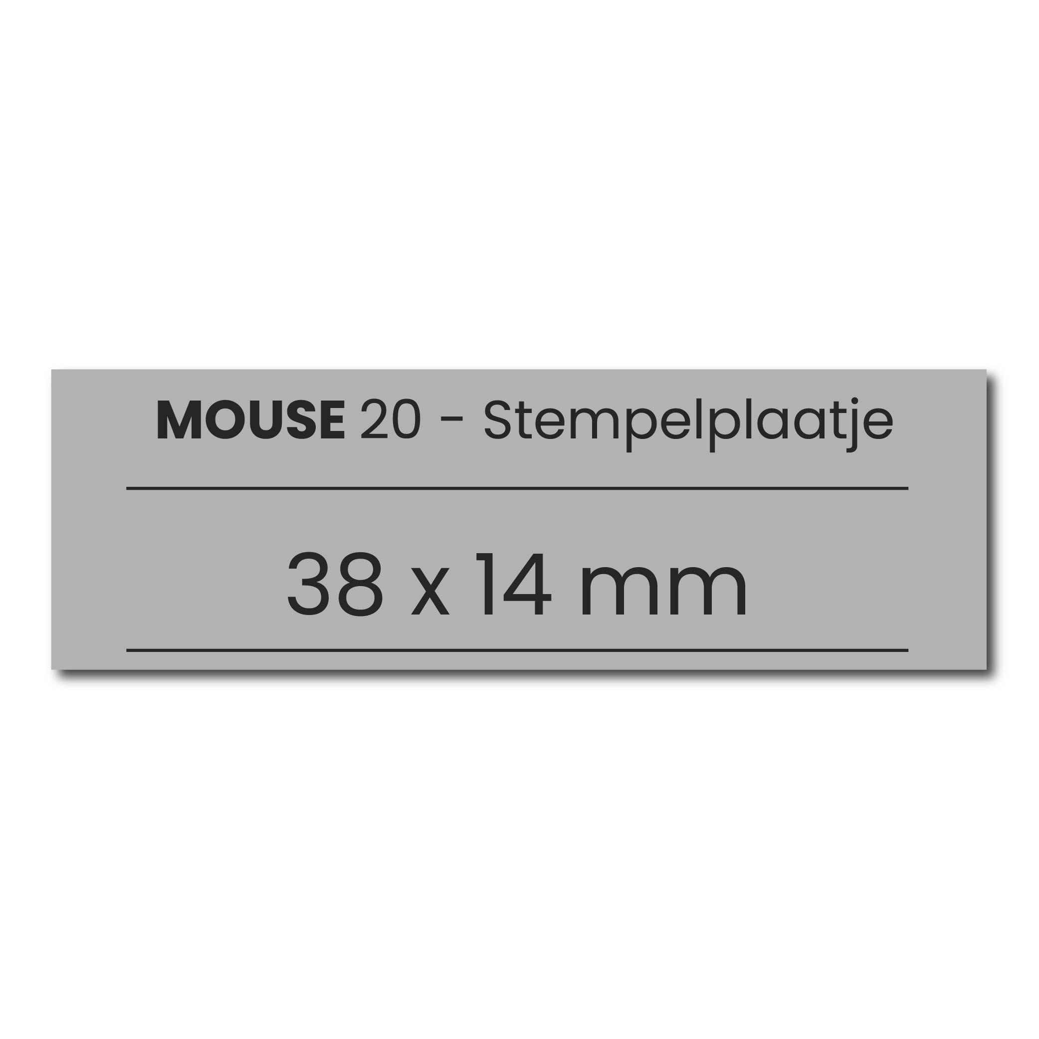 Tekstplaatje Colop Stamp Mouse 20