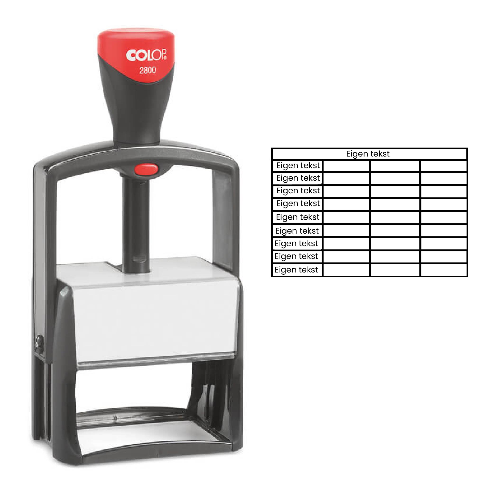 Boekhoudstempel Colop Classic 2800