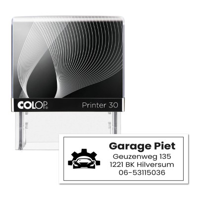 Garage stempel Colop Printer 30
