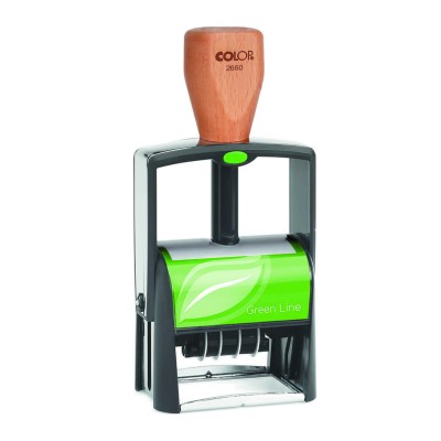 Colop Classic 2660 Green Line datumstempel | Bureaustempels.be