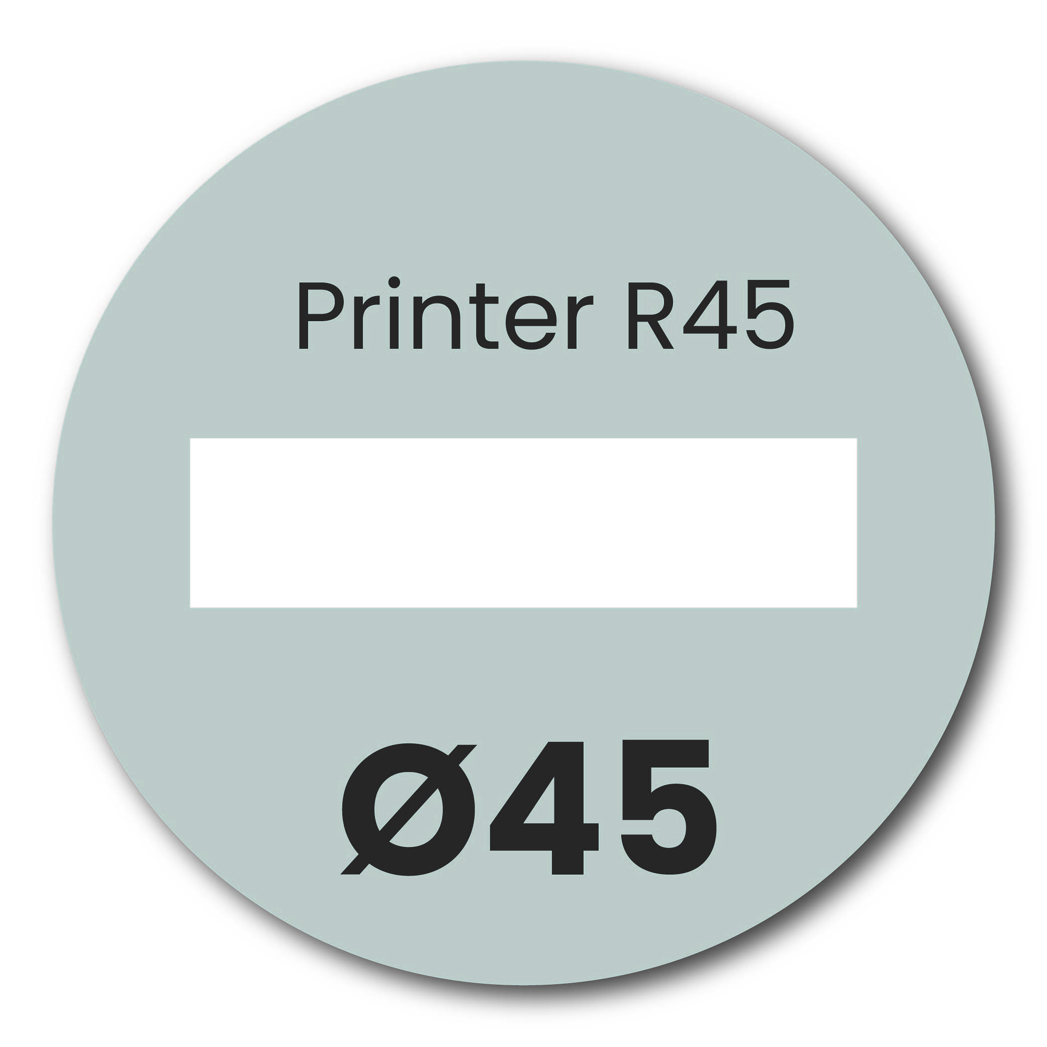 Stempelplaatje Colop Printer R45/D