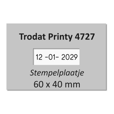 Stempelplaatje Trodat Printy 4727