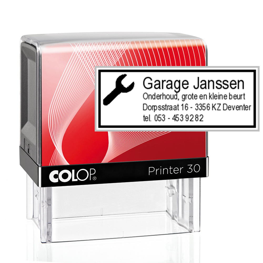 Garage stempel Colop Printer 30