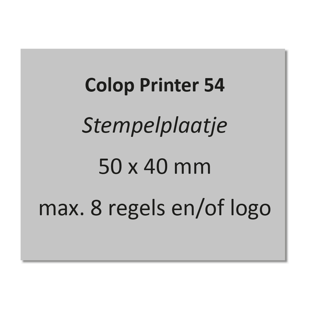Stempelplaatjes Colop Printer 54