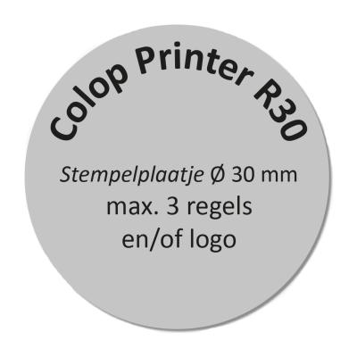 Stempelplaatje Colop Printer R30