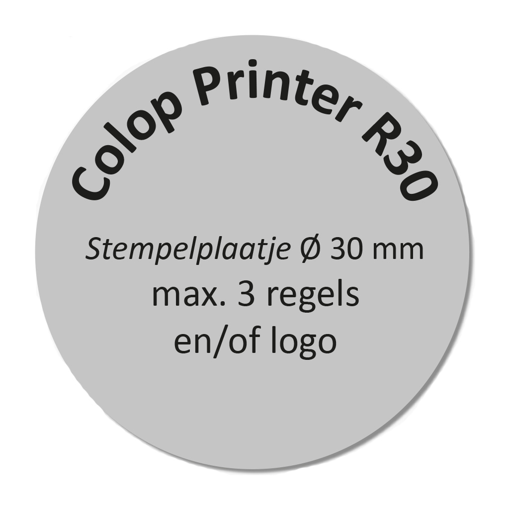 Stempelplaatje Colop Printer R30