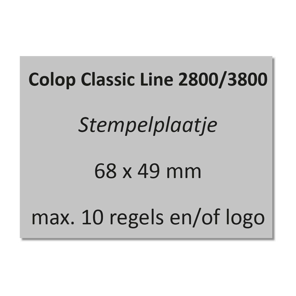 Colop 2800 & 3800