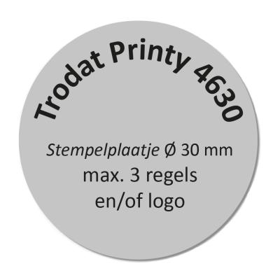 Trodat Printy 4630 Stempelplaatje