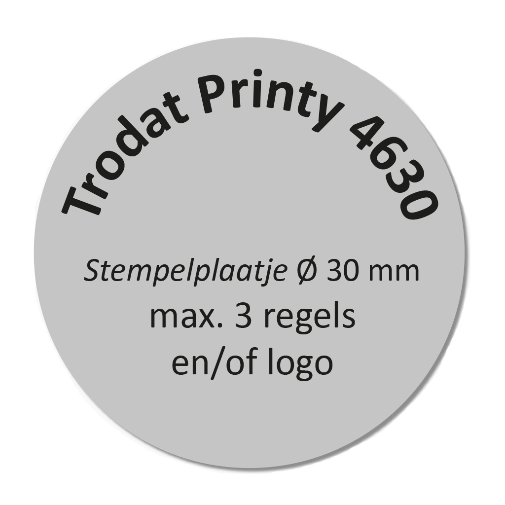 Trodat Printy 4630 Stempelplaatje