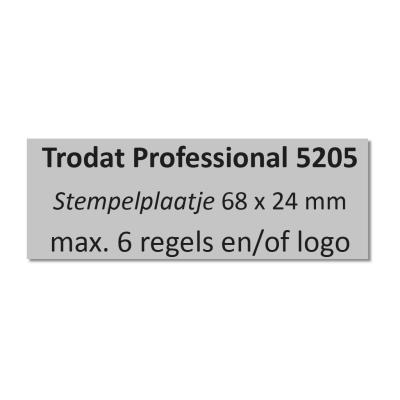 Stempelplaatje Trodat Professional 5205