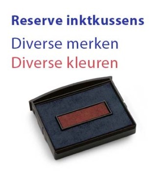 Reserve inktkussens | Bureaustempels.be