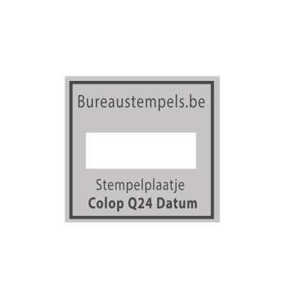 Stempelplaatjes Colop Printer Q24 datumstempel | Bureaustempels.be