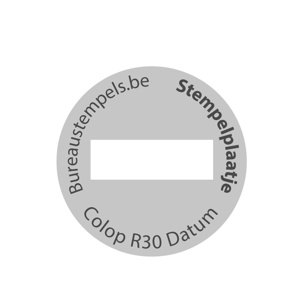 Tekstplaatjes Colop Printer R30 datumstempel | Bureaustempels.be