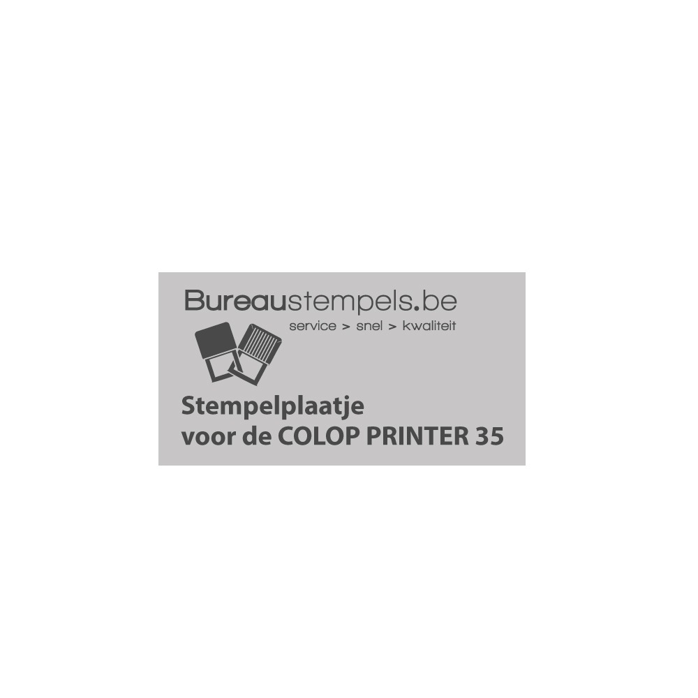 Stempelplaatje Colop Printer 35 | Bureaustempels.be
