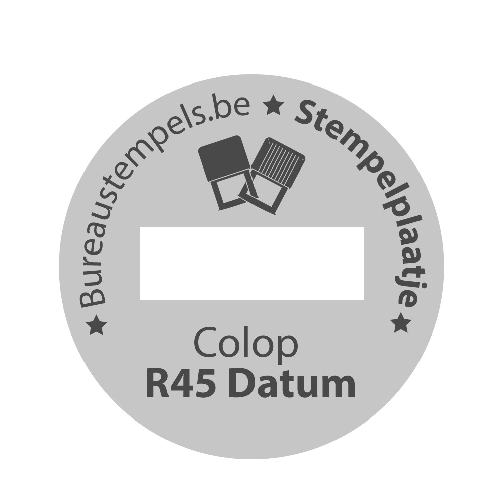 Stempelplaatje Colop Printer R45/D