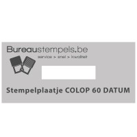 Tekstplaatje Colop Printer 60 Dater