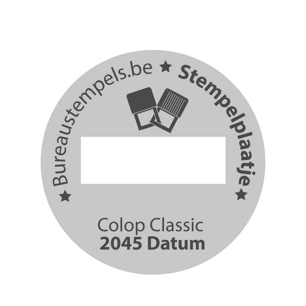 Stempelplaatje Colop Classic 2045/6 D