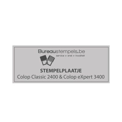 Stempelplaatje Colop 2400 & 3400